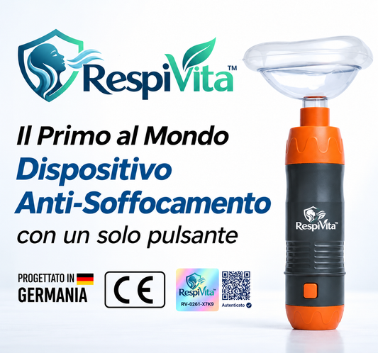 RespiVita, dispositivo anti-soffocamento a un solo pulsante